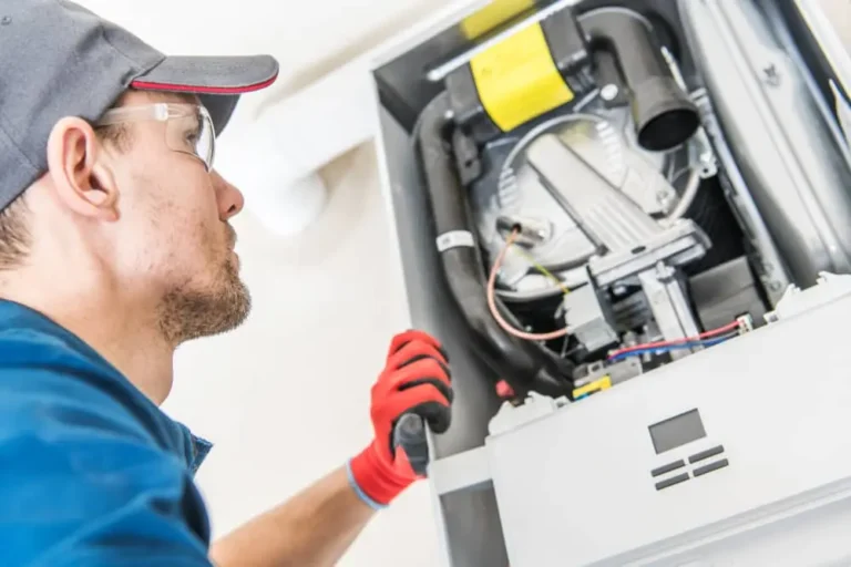 Technician providing emergency electrical service